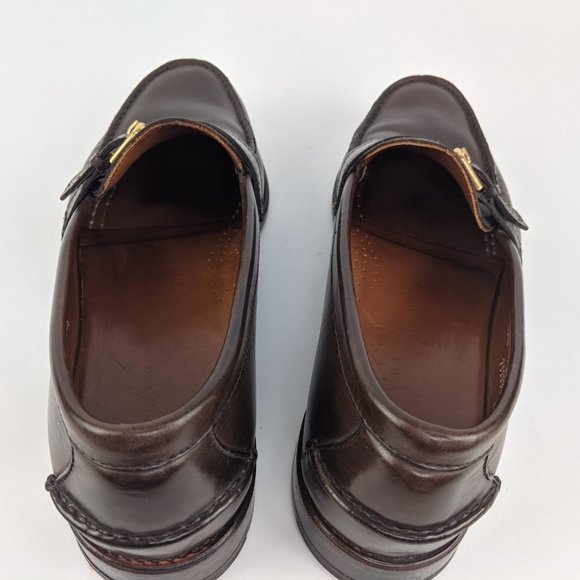 Men\'s Rancourt & Co Brown Loafers With Brass Buckl main image 7